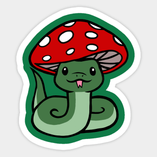 Snake Mushie Sticker